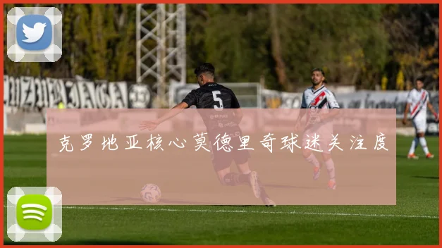 克罗地亚核心莫德里奇球迷关注度
